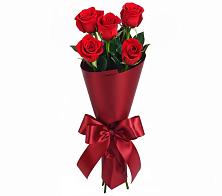 Букет 5 Красных роз Эдлесс Лав в Ванино