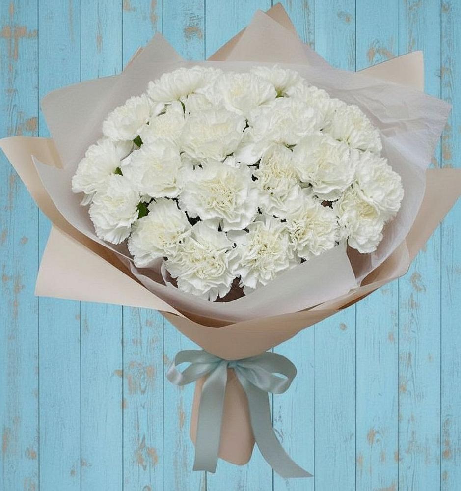 Букет цветов из: Гвоздики в Ванино