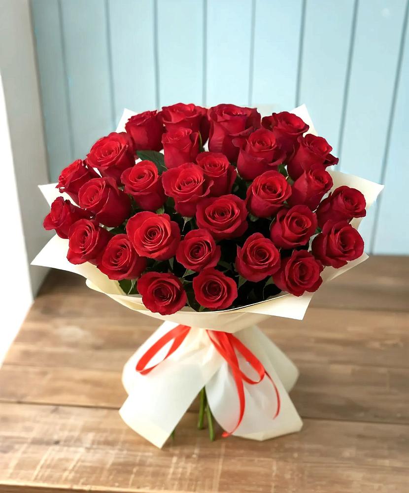 Букет 29 Красных роз в Ванино