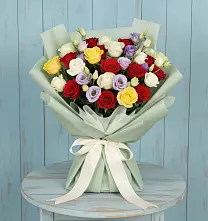 Букет цветов из:  Розы в Ванино