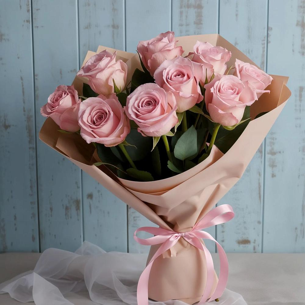 Букет цветов из: Розы в Ванино