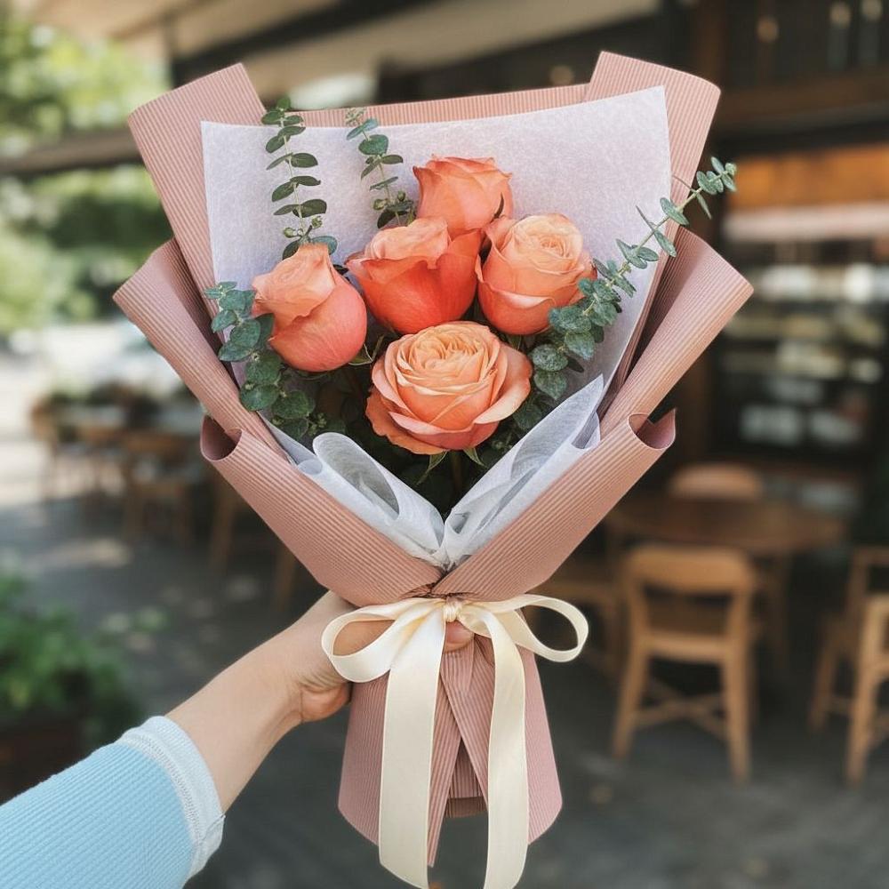 Букет цветов из: Розы в Ванино