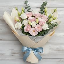 Букет цветов из:  Лизиантусы в Ванино