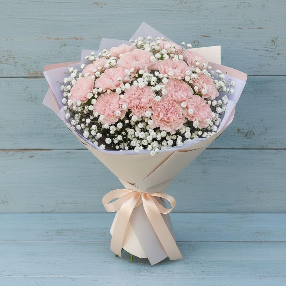 Букет цветов из: Гвоздики в Ванино