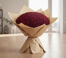 Букет 101 Красная роза в Ванино