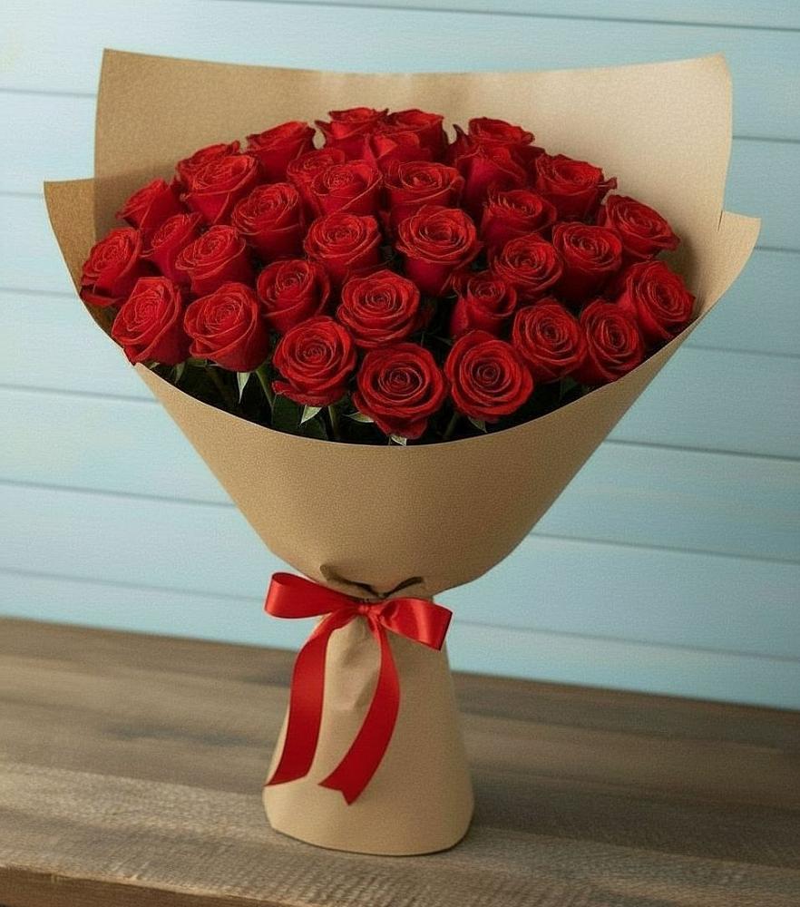 Букет Красные розы Милано в Ванино
