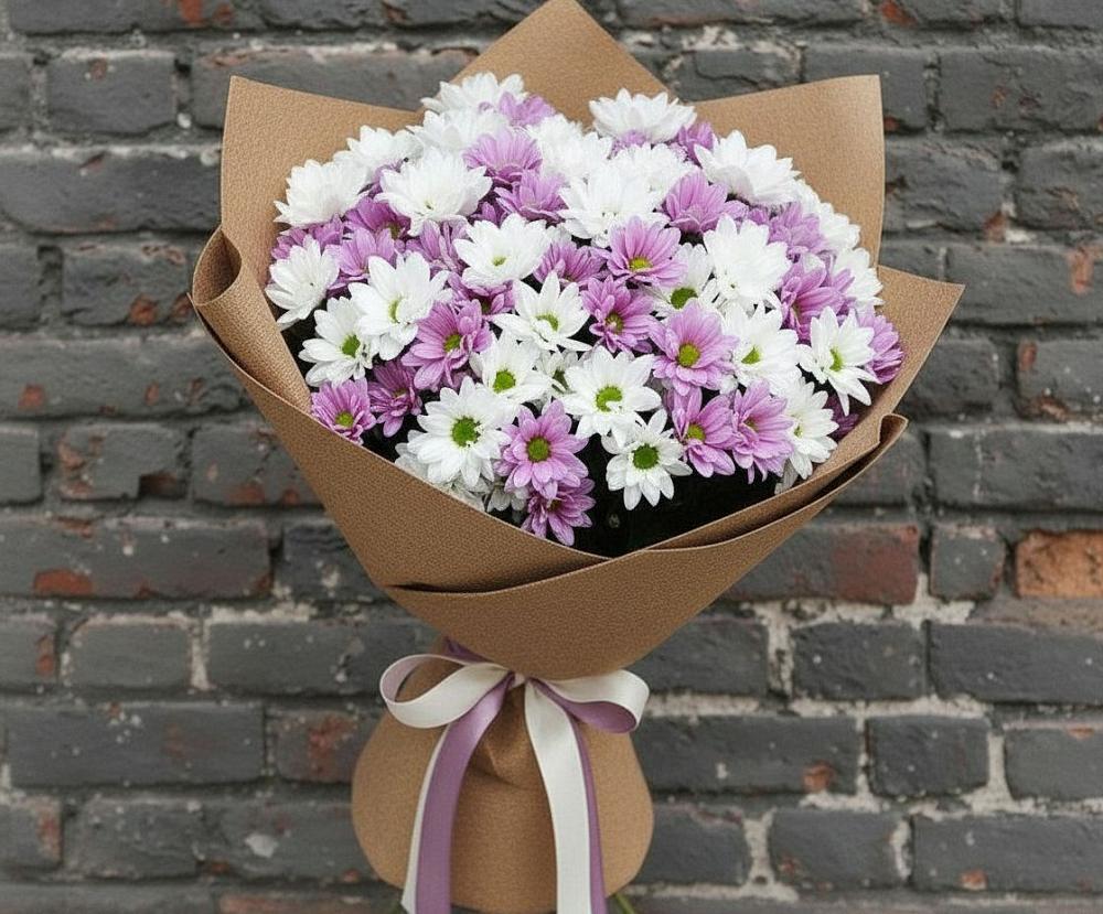 Букет цветов из: Хризантемы в Ванино