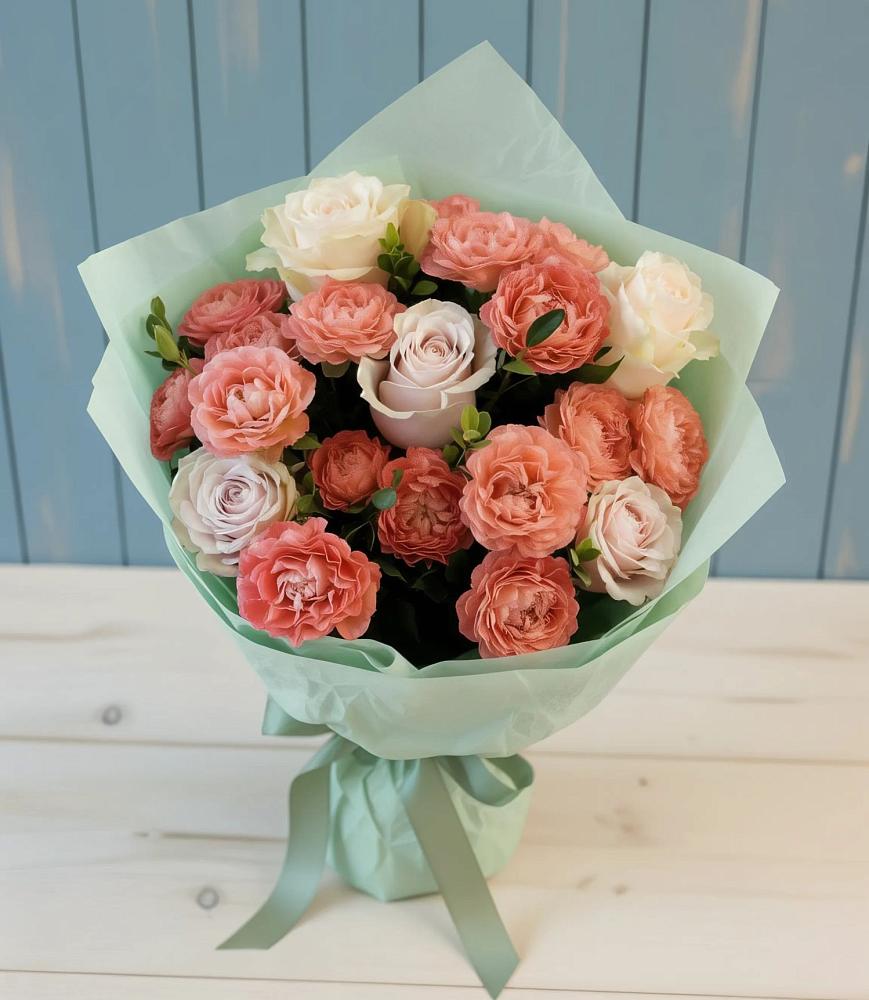 Букет цветов из: Розы в Ванино