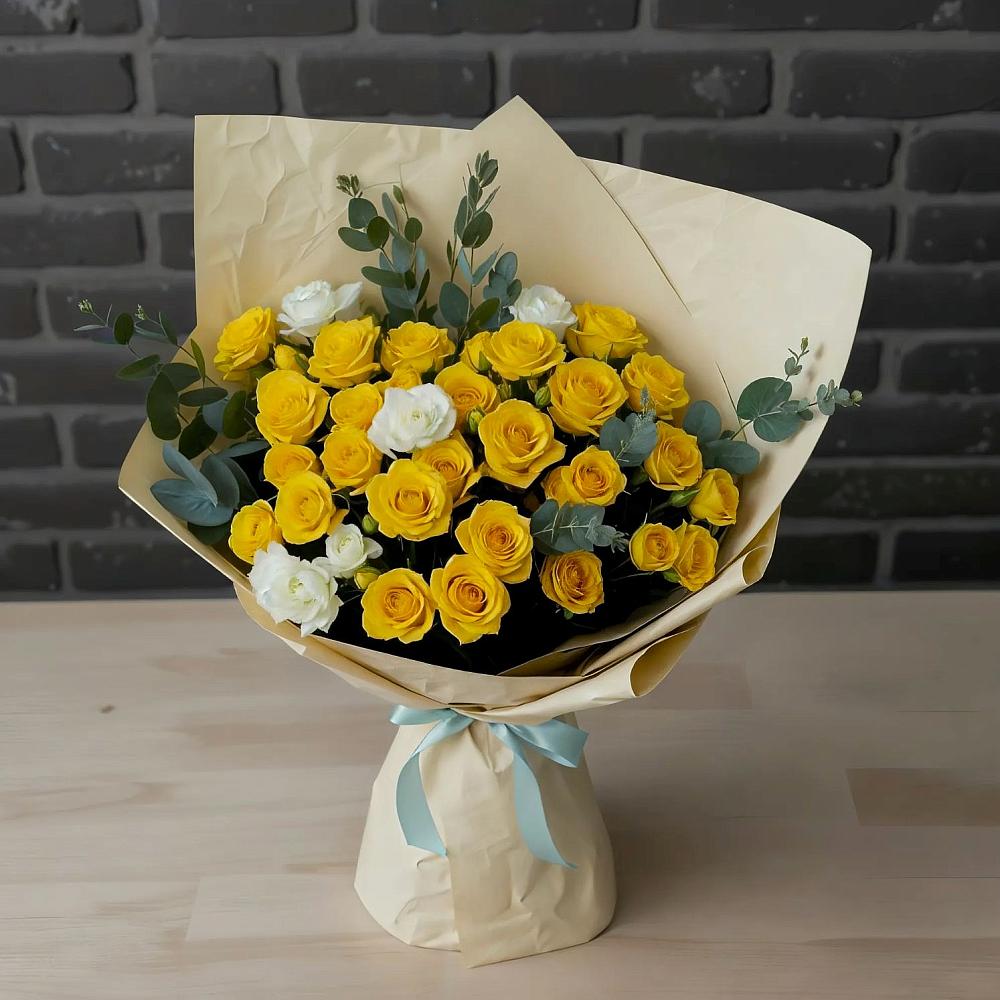 Букет цветов из: Розы в Ванино