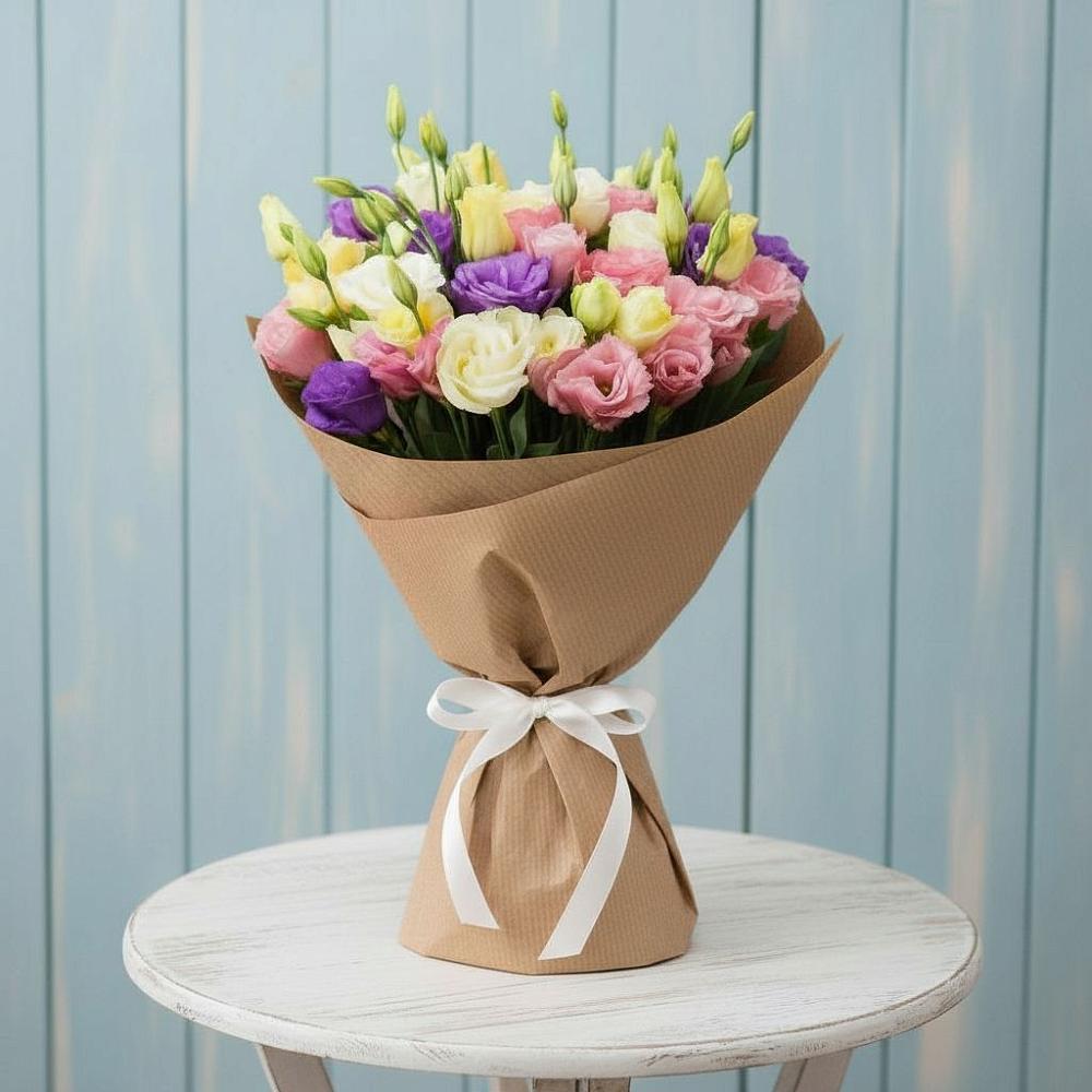 Букет цветов из: Лизиантусы в Ванино