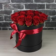 Цветочная композиция из Розы в шляпной коробке #REPLACE_PRED# Ванино