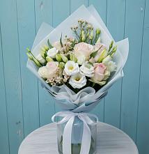 Букет цветов из:  Розы и Лизиантусы #REPLACE_PRED# Ванино
