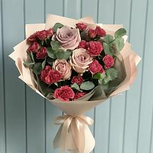Букет цветов из:  Гвоздики и Розы #REPLACE_PRED# Ванино