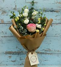 Букет цветов из:  Розы и Лизиантусы #REPLACE_PRED# Ванино