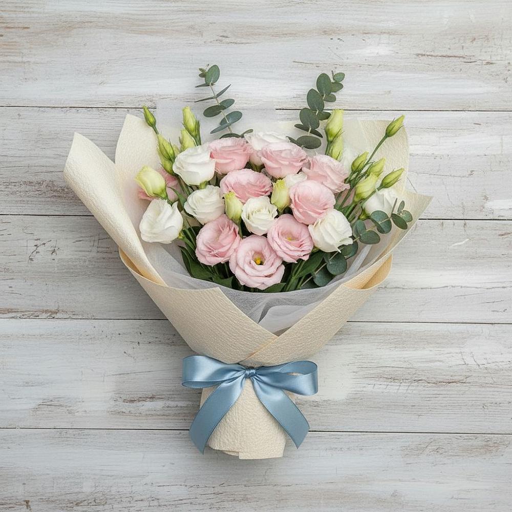 Букет цветов из: Лизиантусы в Ванино